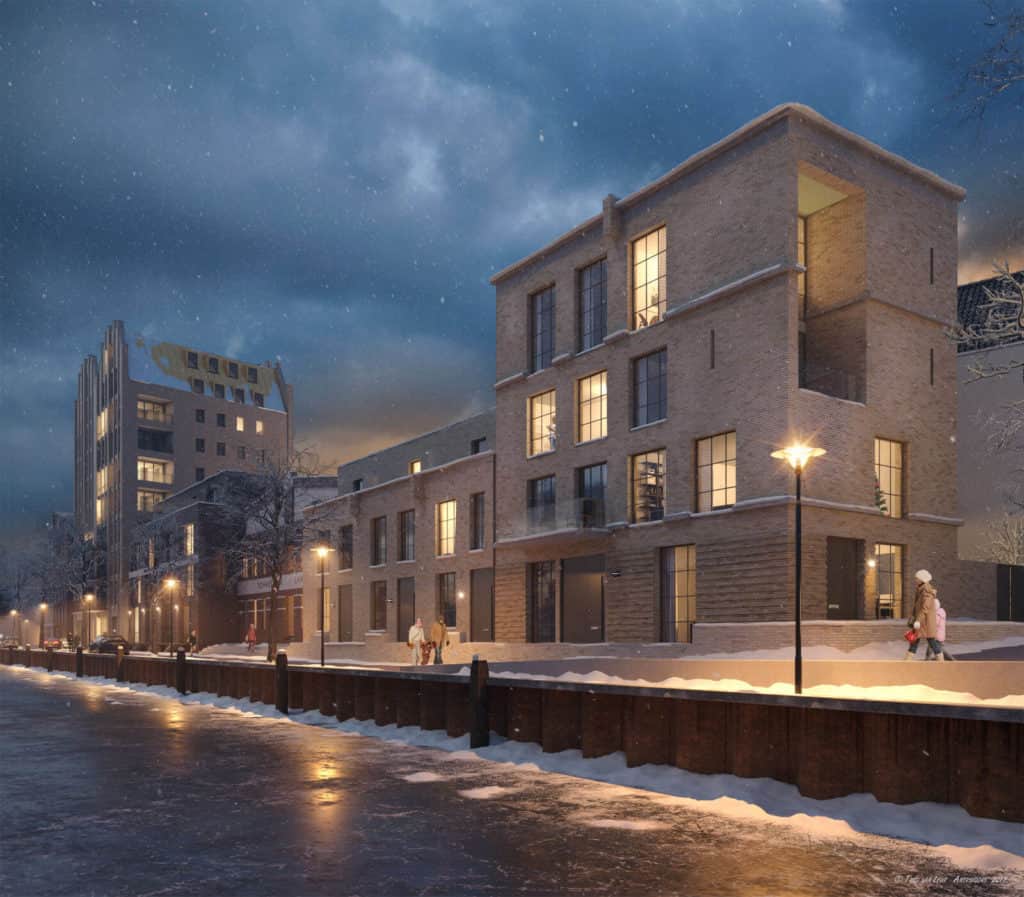 Vanwonen - Kraanbolwerk Zwolle fase 4 - Winterbeeld