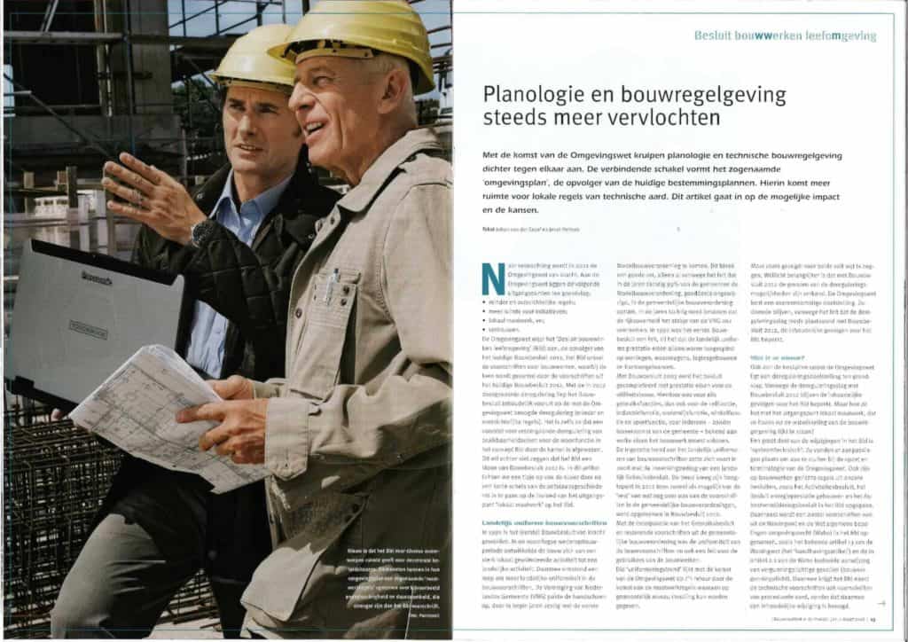 Artikel planologie en bouwregelgeving