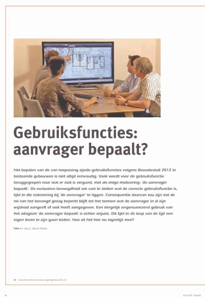 Gebruiksfuncties