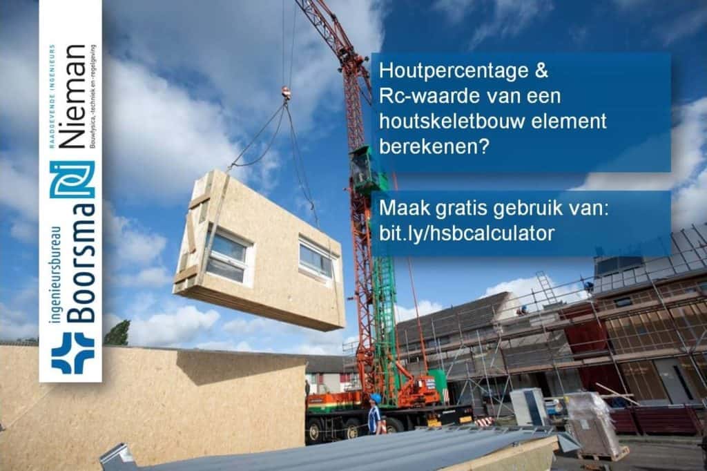 Meer dan 500 gebruikers rekentool houtpercentage houtskeletbouw!