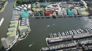 Luchtfoto bewerkt Cruquius Amsterdam