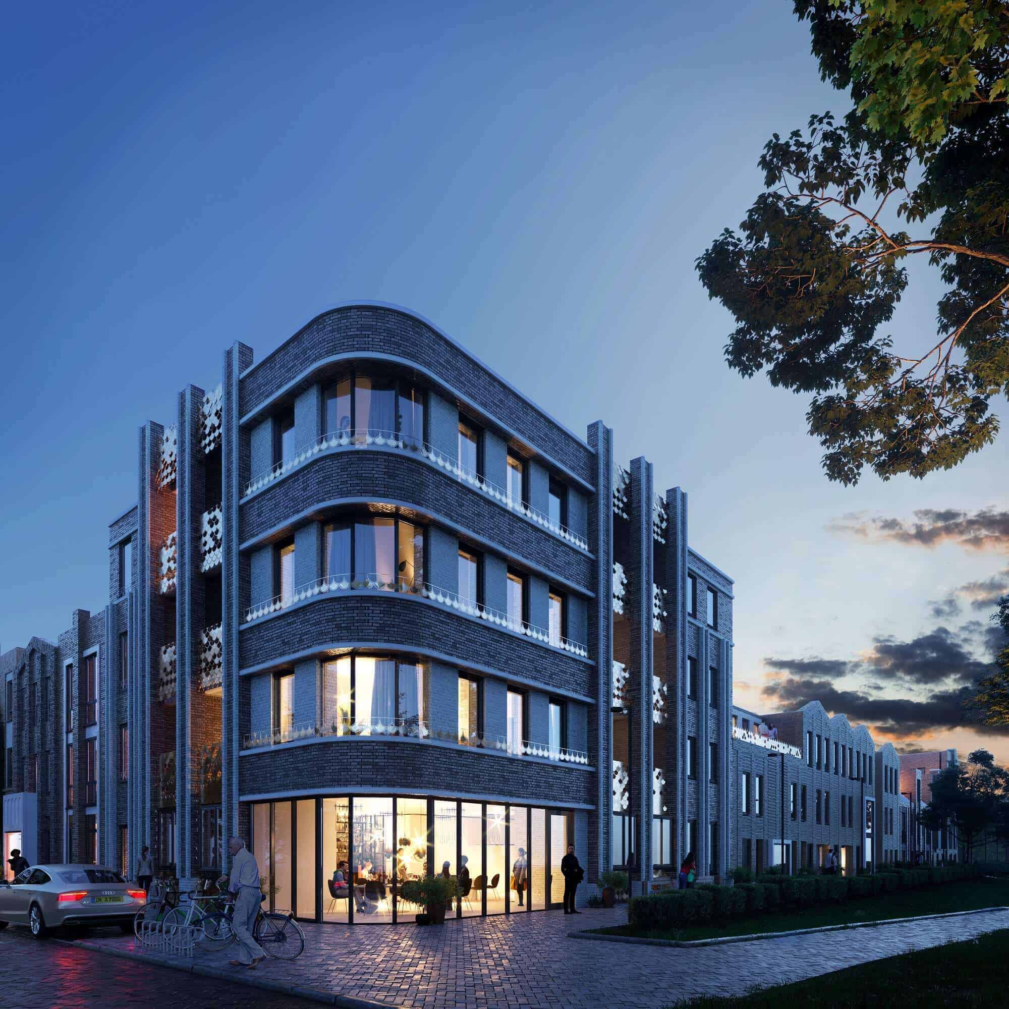 Ontwikkeling woongebouw door projectontwikkelaar