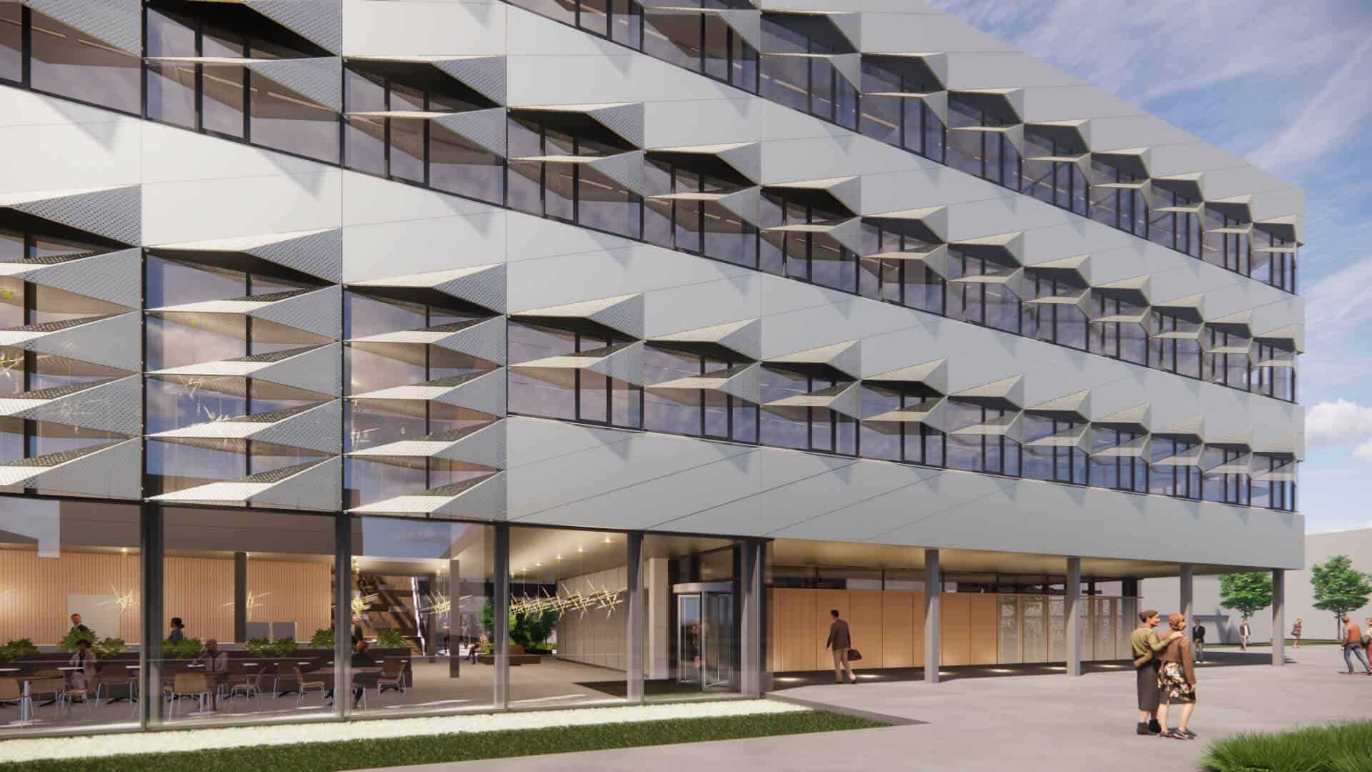 Next Delft exterieur gevel entree