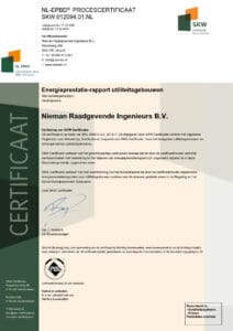 Nieman Raadgevende Ingenieurs B.V. SKW.012094.01.NL