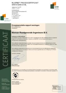 Nieman Raadgevens Ingenieurs B.V. SKW.012093.01.NL